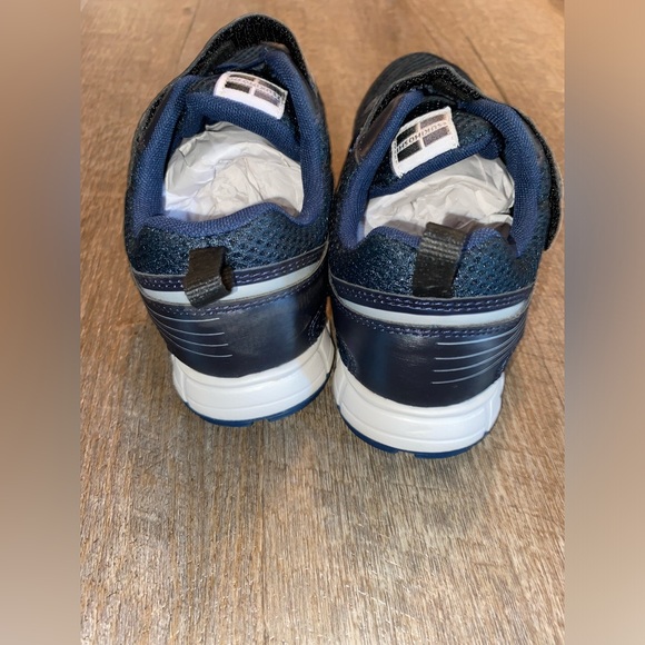 TSUKIHOSHI VELOCITY Child Shoes (Navy/Silver) New without box - Picture 7 of 9